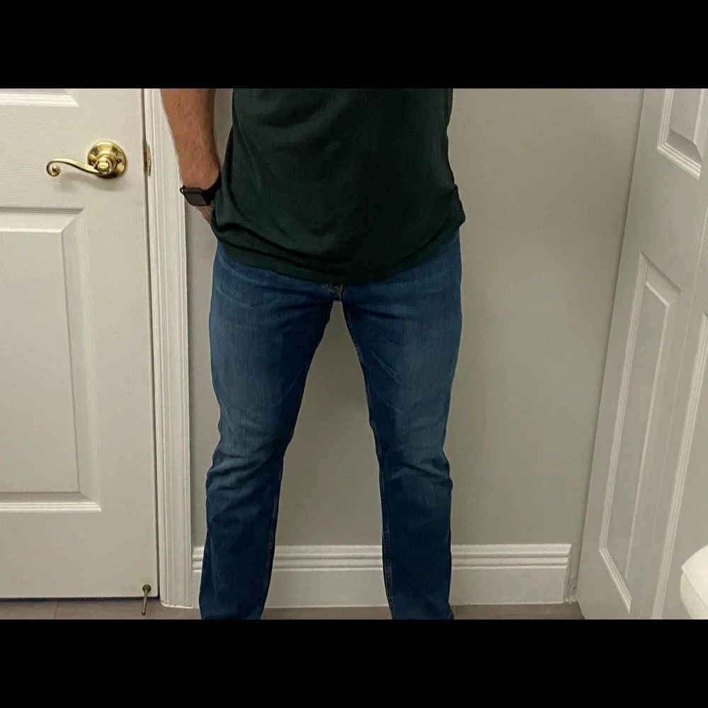 Mossimo Supply Co. Jeans, Blue, Slim Stretch Fit, Low Rise W30, L30 - Picture 1 of 5